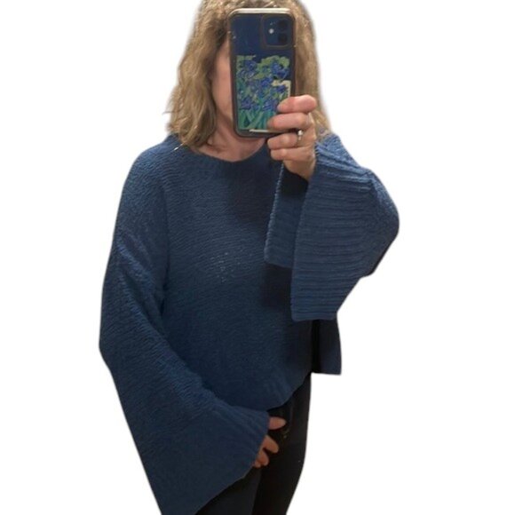 Splendid Bowie Chenille Sweater Dusty Blue size XS - Picture 4 of 8